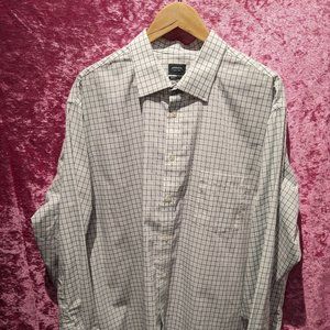 Arrow Regular Fit Men's Dress shirt 2xl 18 18 1/2, 34/35